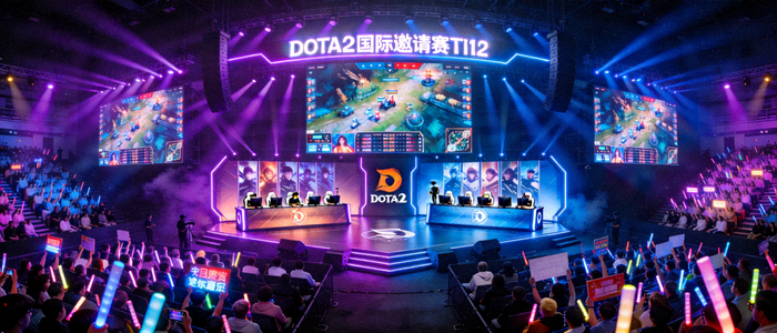 DOTA2国际邀请赛TI12主舞台盛况
